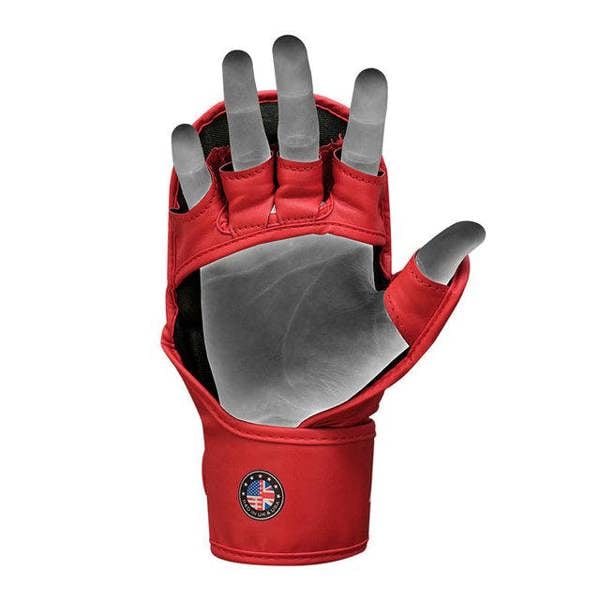 RDX Sports GRAPPLING GLOVES SHOOTER AURA PLUS T-17 RED/BLACK