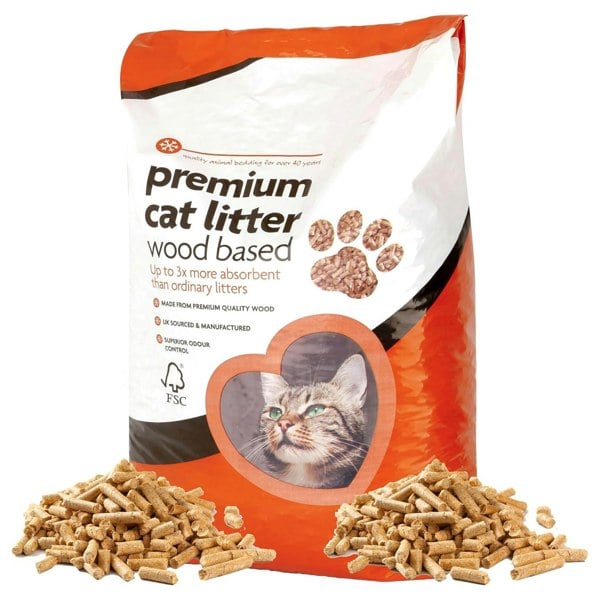 5L Premium Cat Litter Wooden Pellets Clean & Easy To Use Ultra Absorbent Odour Control Soft Bedding