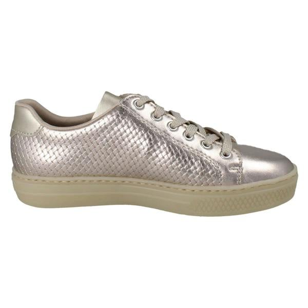 Rieker Ladies Rieker Detailed Casual Trainers With Side Zip L5955