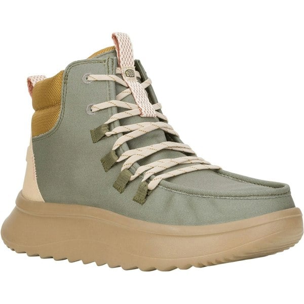 HEYDUDE Wendy Peak Apres Ankle Boots - Olive