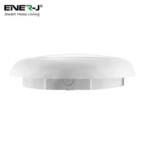 ENER-J ENERJ Superhero 9-in-1 LED Bulkhead, 12W/15W/18W Power Switchable, 3000K-6000K CCT, IP65 IK10 Impact-Resistant 320mm (Standard / Sensor)