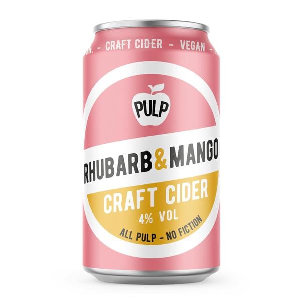 PULP Cider PULP Rhubarb & Mango 4%  330ml Cans