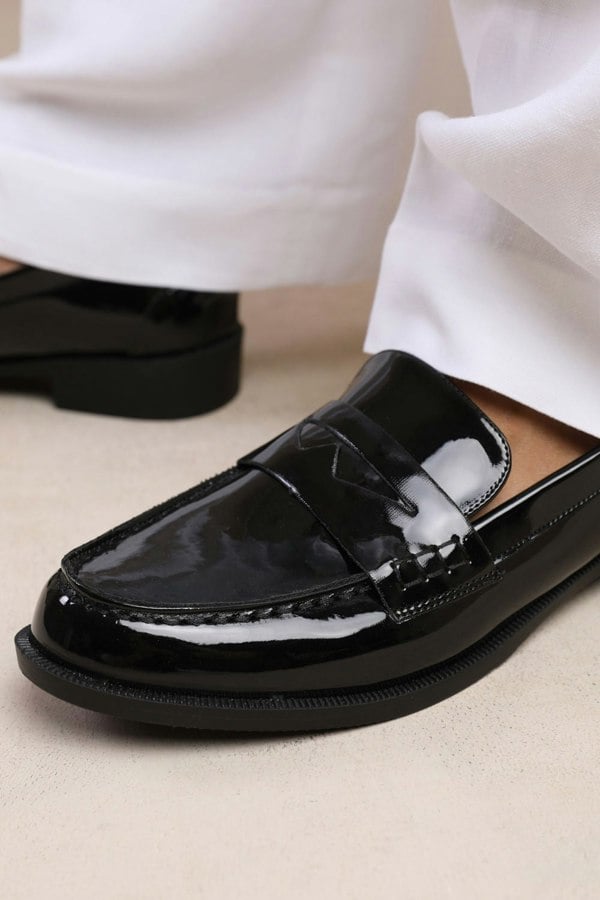 Where's That From Houston Slip on Loafer in Black Patent