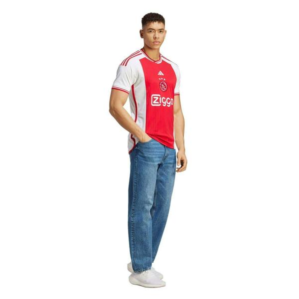 Adidas Unisex Adult 2023/24 Ajax Amsterdam Home Jersey - White/Bold Red - 