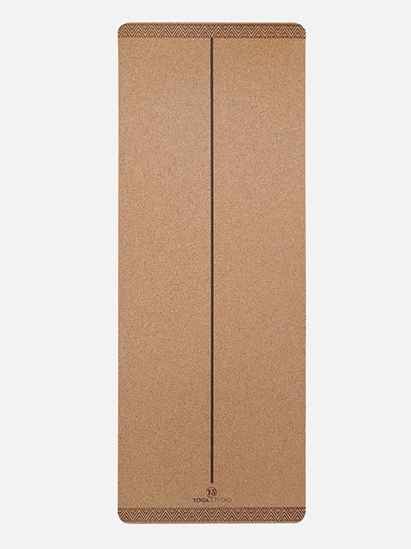 Yoga Studio Alignment Cork Yoga Mat 4mm