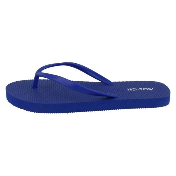 Spot On Ladies Spot On Toe Post Flip Flops