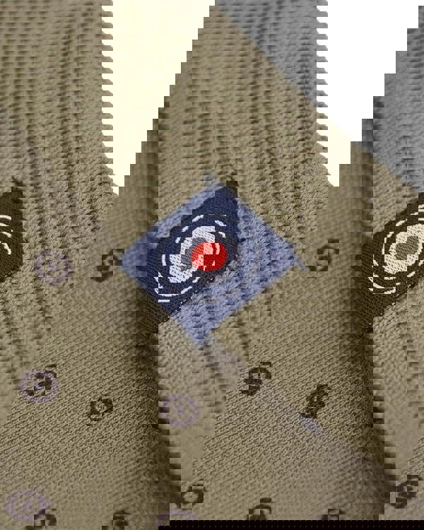 Lambretta Mens Smart Casual Retro All Over Print SKA Polo Shirt