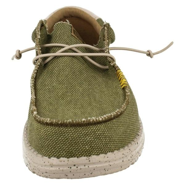 HEYDUDE Mens Hey Dude Slip On Deck Shoes Wally Coastline Jute