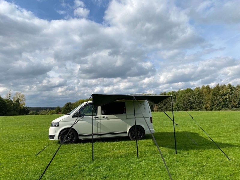 Rectangle Campervan Shade Canopy OLPRO ,imageset:Charcoal