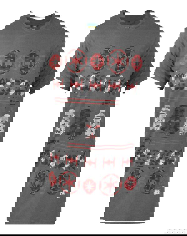 Star Wars Mens Grey Darth Vader Short Sleeved T-Shirt