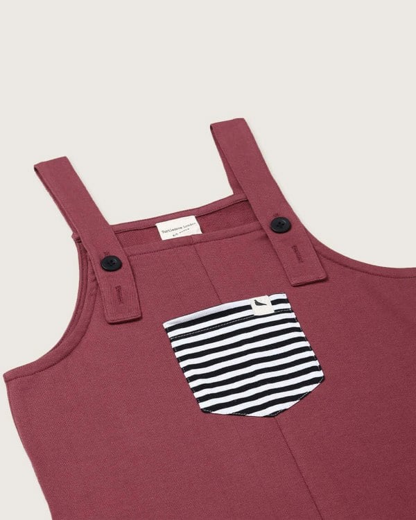 Sustainable organic cotton kids dungarees