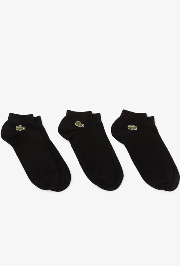 Lacoste Men's Pack of 3 Pairs of Low Sport Trainer Socks