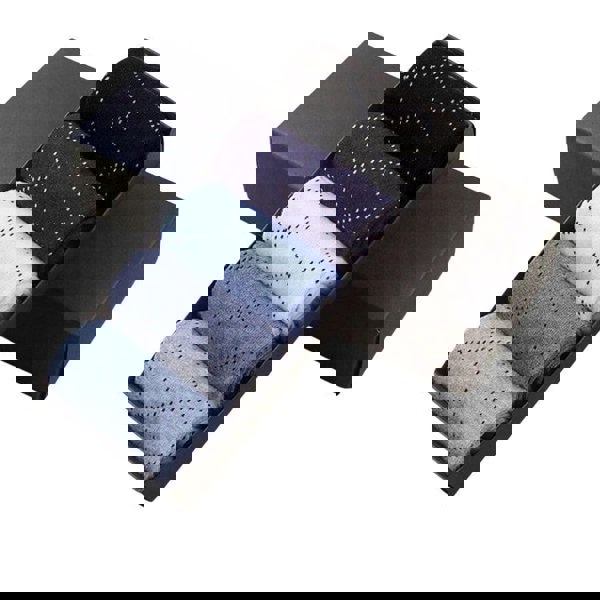 Anysox 5 Pairs Size 6-10 Casual Business Socks High Quality Cotton Breathable Elastic Line Design For Men