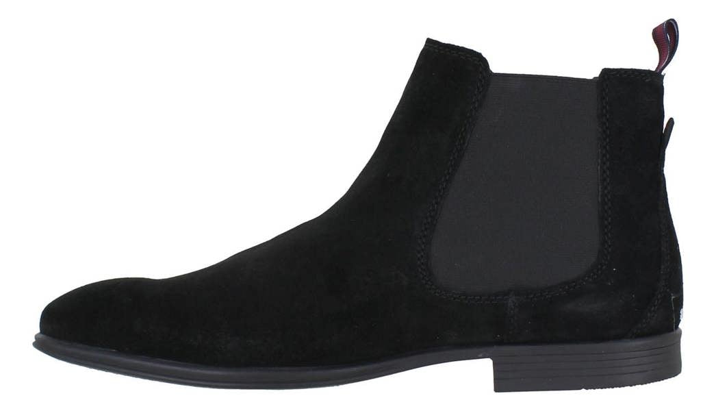 Ben Sherman Lombard Mens Casual Leather Chelsea Pull On Ankle Boots