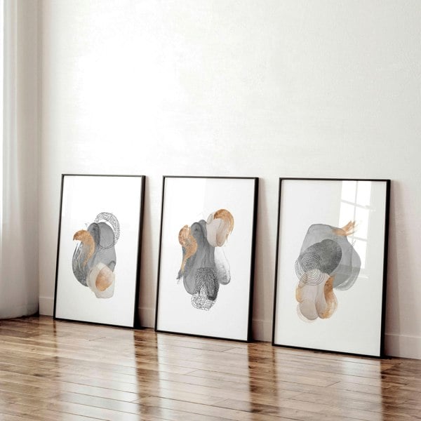 Office prints | set of 3 framed wall art