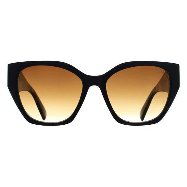 Atum Cat Eye Womens Black and Havana Brown Gradient Zenith Sunglasses