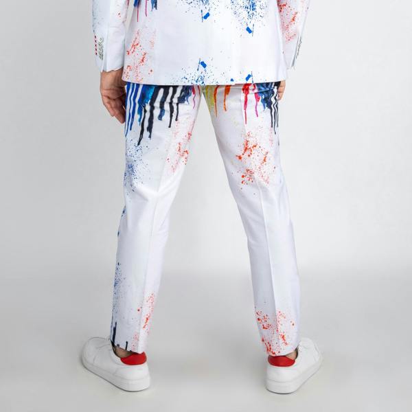 PRINTED SUIT TROUSERS - Claudio Lugli Shirts