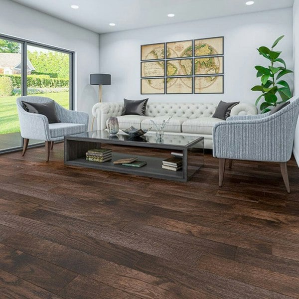 PVC Wooden Self-adhesive Laminate Flooring Planks for Home Decor Living and Home