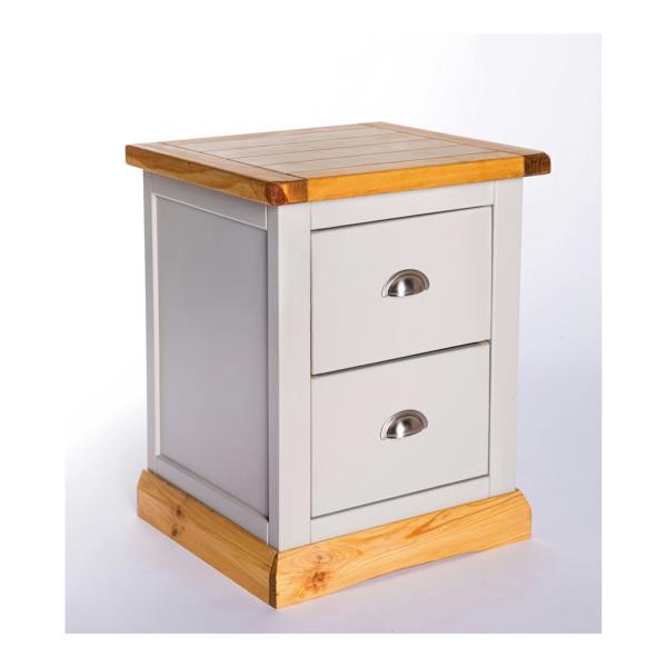 Cabinet Bits Bomporto 2 Drawer Bedside Table