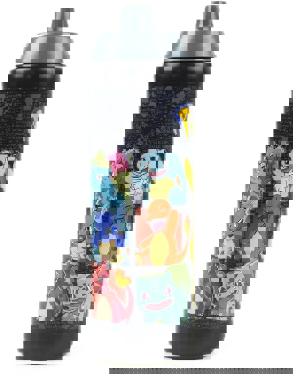 Pokemon Unisex Kids Black Pikachu Screw Water Bottle (One Size)