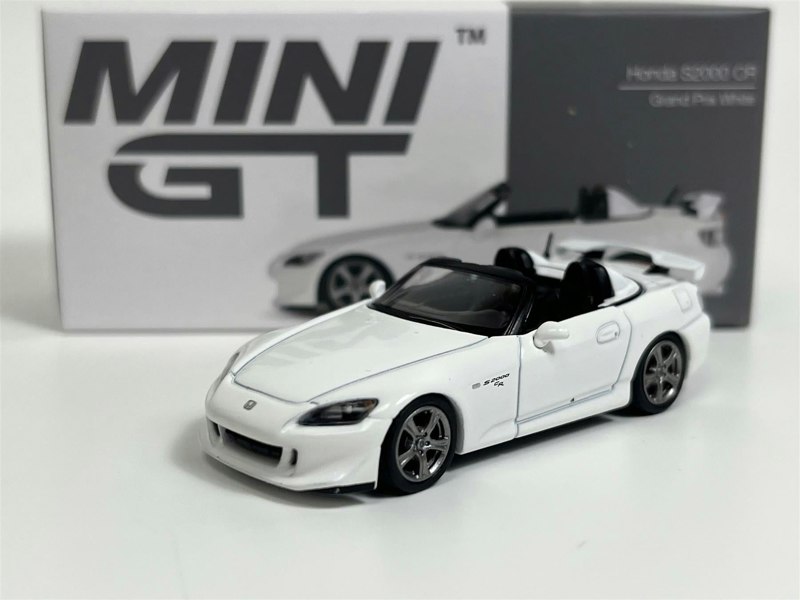 Mini GT Honda S2000 AP2 CR Grand Prix White LHD 1:64 Scale MGT00656L