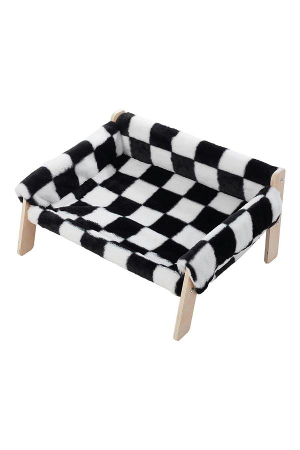 Living and Home Soft and Comfortable Wooden Frame Pet Sofa