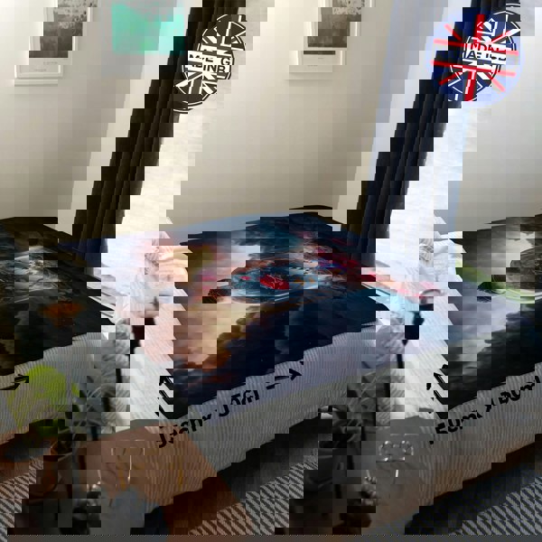 BritishmadeGifts Beasts Heart Luxury Fleece Throw - Large Size 150cm x 150cm