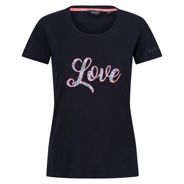 Regatta Womens/Ladies Filandra VIII Text T-Shirt - Navy