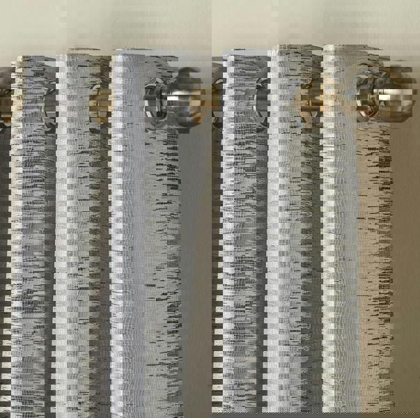 Luxury Living Reflect Jacquard Fully Lined Ready Made Ring Top Curtains