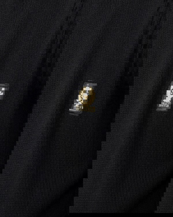 Belstaff Belstaff Watch Mens Crew Neck Jumper With Logo Patch