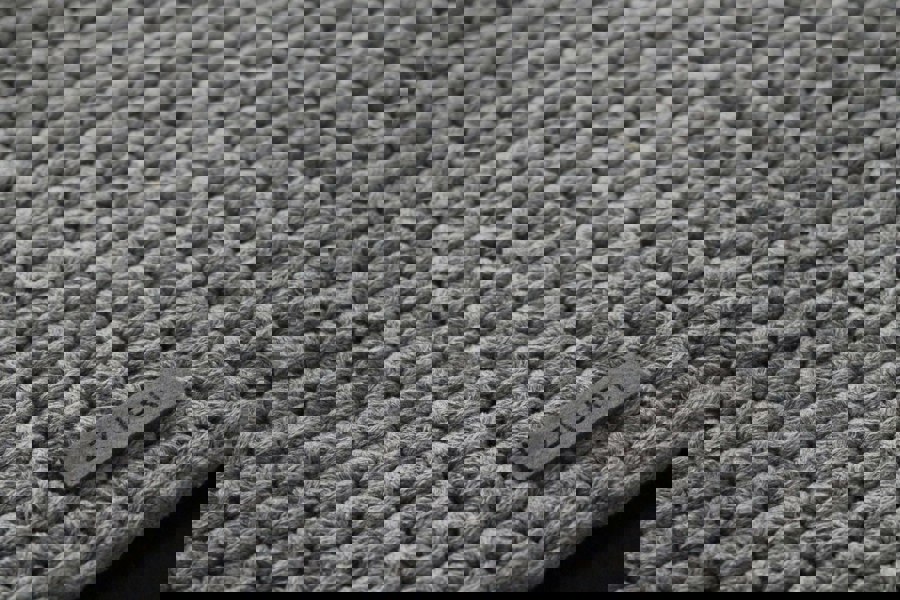 Crocheted rug DARK GREY - Zuri House