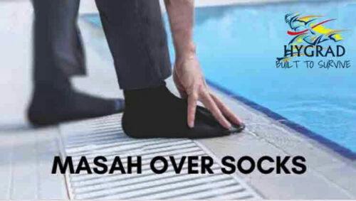 HYGRAD BUILT TO SURVIVE HYGRAD Waterproof Outdoor Socks Muslim Prayer Wudhu Socks Sharia Compliant UK