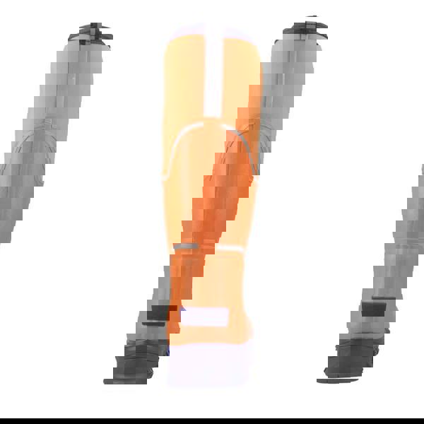 Muck Boots MUCK Boots GRIT S5 Mens Tall Safety Composite Toe/Midsole Wellie, Orange and blue waterproof safety wellie with reinforced safety toe and midsole for men.