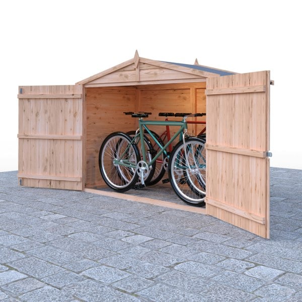 Shire Apex Bike Store Shiplap no floor 6x3 - Best Shed