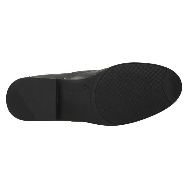 Spot On Ladies Spot On Mid Heel Lace Up Brogue Shoes