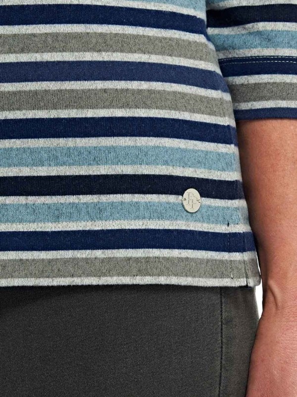 PennyPlain Striped Top - Navy