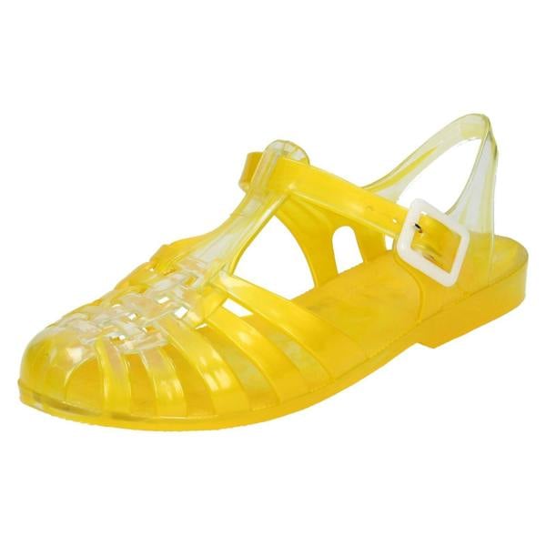 Spot On Ladies Spot On Closed Toe Jelly Shoes
