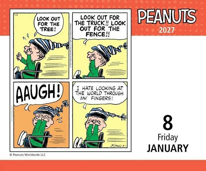 Peanuts/Snoopy Day-to-Day Desk Calendar 2027