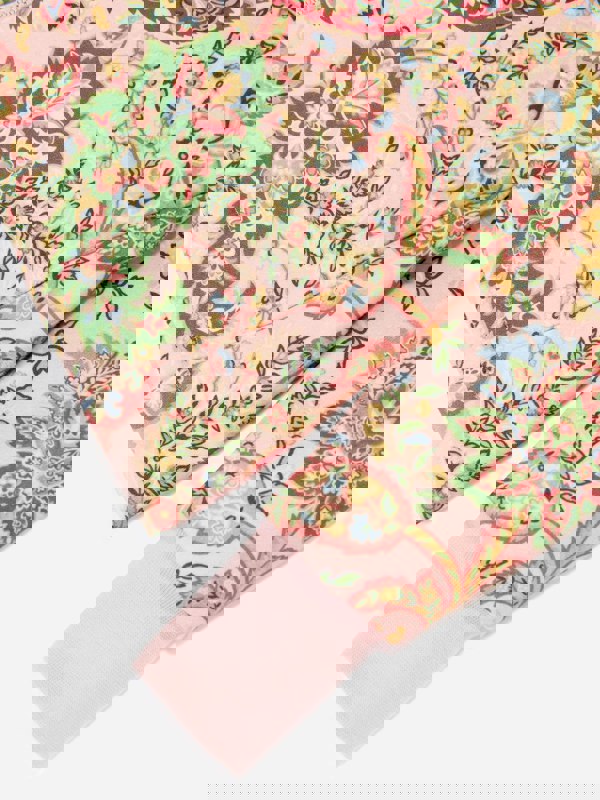 Etro Girls Paisley Zip Up Top in Pink