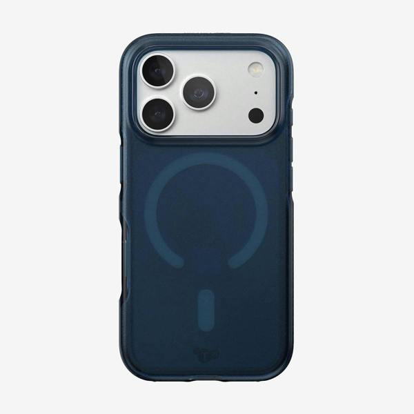 Tech21 Evo Crystal Stain Finish Case with MagSafe for iPhone 17/18 Pro 6.3" Deep Sea - T21-11651