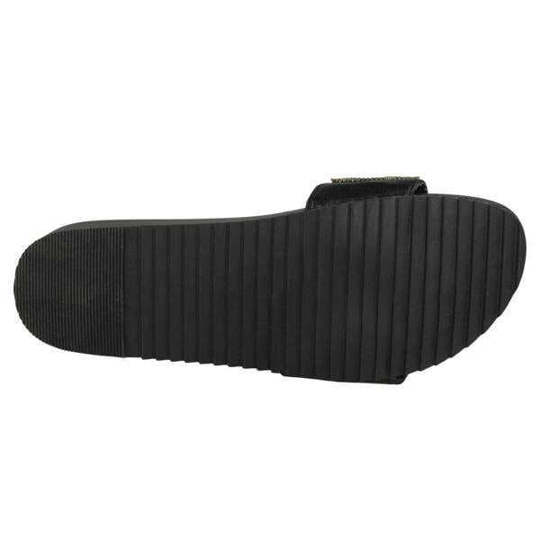 Savannah Ladies Savannah Flat Diamante Vamp Mules