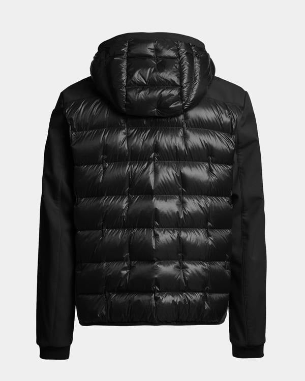 Parajumpers Vigolo Mens Down Jacket - Black 541, back