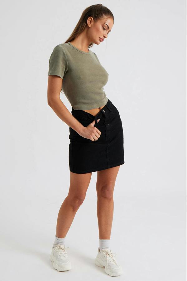 Urban Bliss Mom Mini Skirt