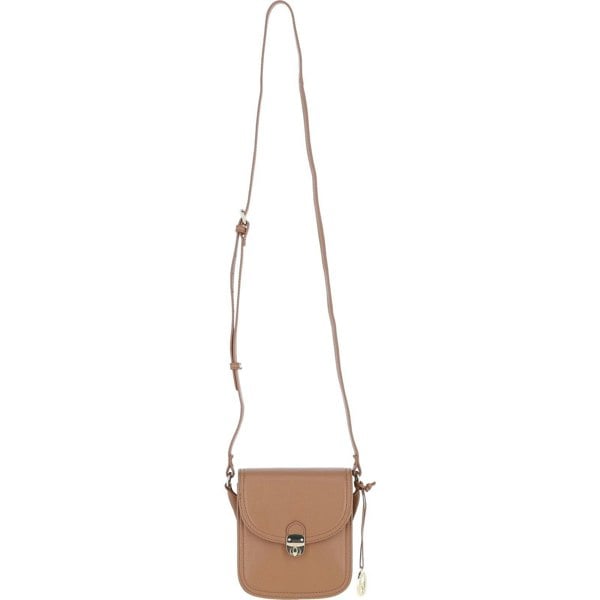 Elegant Leather Crossbody Bag with Twist Lock: y-52