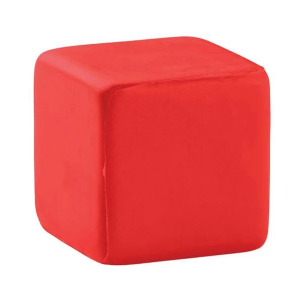 MidOcean Squarax Square Stress Toy - Red - 