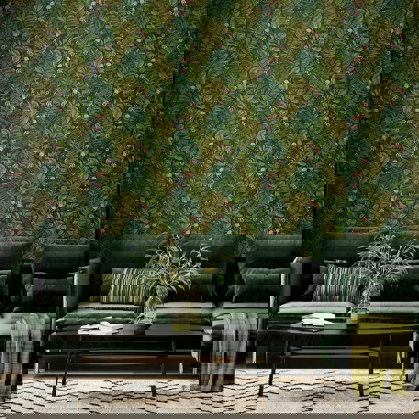 Hoopla Walls Wild Ferns - Forest Mix 10m Wallpaper