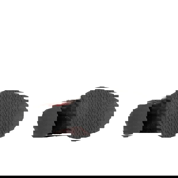 Embassy London Chloe - Burgundy - Women's block heel higher ankle leather boot with side zip