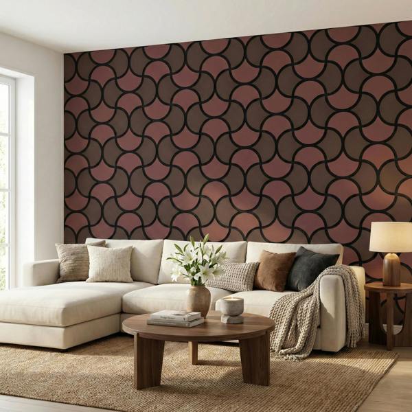 Britwall Acoustic Wall Panel 600x600mm PET + MDF Pack of 4 – Wave Arc Design