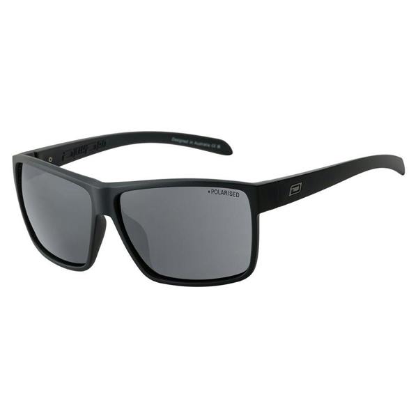 Dirty Dog RACKATEER - Satin Black with Polarized Grey Lens