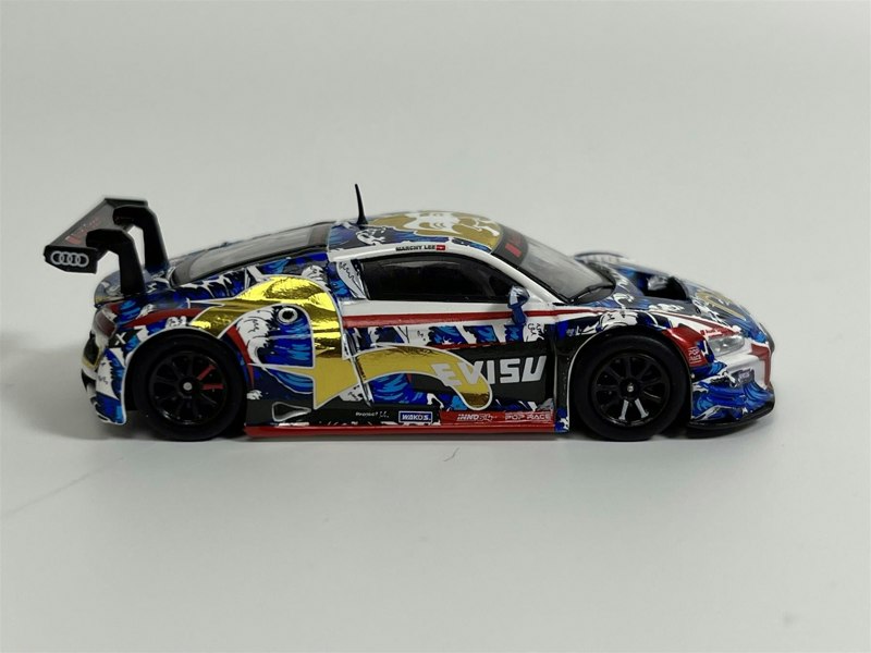 Pop Race Audi R8 LMS Evisu Racing x Works Macau GP 2020 Marchy Lee 1:64 Pop Race PR64R8LMSEVISU